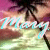 A pixelated image shows a person with dark hair and glasses, wearing a light green top against a pink background. The name 'Marry' appears in stylized text across the chest, changing color from cyan to yellow between frames.