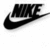 Black Nike swoosh logo with white outline on left; red 'Just Do It.' text in block letters appears over the same logo on right.