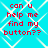 Red pixelated text on a cyan background with white diamond-shaped patterns, repeated four times in a