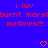 Blue background with red pixelated text reading 'i luv burnt morsels mellows!!!' and two orange heart symbols at bottom.