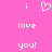 Pixelated pink background with white text and heart symbol arranged in a pattern