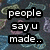 Pixelated text overlays on a patterned background with heart shapes, displaying phrases about agreeing with choices.