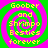 Four identical spiral-patterned icons with yellow text reading 'Goobert and Shrimpo Besties forever' on a green background.