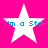Four white stars on a bright pink background with blue text reading "I'm a Star" beneath each star, displayed in a