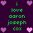 Pixelated green text on dark purple background with pink and purple heart icons arranged around the perimeter.