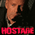 Pixelated image of a person in dark clothing with red text and white website text on black background.