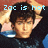 A four- shows a person with dark hair in a dark blue shirt, hands behind head, with pixelated text overlays changing