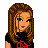 Animated contact sheet of a pixel-art character with red text variations and Dr. Pepper branding, showing multiple frames including full-body views and text-only panels.