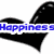 Animated icon with four distinct scenes: black heart shape, white wings on black background, green object on pink pig, and empty gray space.