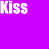 Animated sequence showing text changes on a purple background with green, white, and orange text elements.