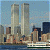 Pixelated cityscape with twin towers and water, adjacent to green background with 'Original Icons .com' text.