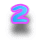 A blue and purple stylized '2' and 'S' icon with white and gray gradient backgrounds, shown in multiple views including full, side, and partial angles.