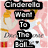 Pixelated image with text overlays reading "Cinderella Went To The Ball" on left and "AND SPIKED IT OVER DA NET!!!" on right, featuring a pink background with blurred character elements.