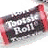 Animated contact sheet showing a Tootsie Roll candy wrapper animation with text "I love tootsie rolls!" and pixelated distortion effects across frames.