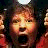 A 2x2 contact sheet of a pixelated animated icon featuring a person with brown hair in the top-left frame, bold white text on dark backgrounds in other frames, and "Goonies" text at bottom left.