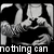 Black-and-white pixelated animation of a figure in dynamic poses with text overlays reading "nothing can break this" and "Feeling".