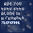 pixelated text icons on a dark blue background with white stars, each displaying variations of the phrase 'HAVE YOU EVER BEEN ALONE IN A CROWDED ROOM.'