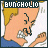 Animated contact sheet of Beavis and Butthead character frames with