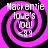 A static image with a pink and black spiral background displaying text "Mackenzie love's you! <88" in white pixelated font.