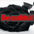 Black rose with red text overlays on a white background, displaying sequential phrases