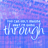 repeated text elements on a blue-purple gradient background with subtle lines