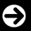 Four distinct white-on-black animated icon frames arranged in a 2x2 contact sheet with visible pixelation and anti-aliasing effects.