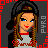 Pixel art contact sheet showing a punk-themed animated character with multiple views of her outfit and the text "Punk Bitch" in red.
