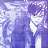 Pixelated purple and white abstract pattern with no discernible subjects or text, featuring varying shades of blue and purple in a static composition.