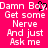 Pixelated text on bright pink background with black heart symbol replacing 'o' in 'Boy', repeated twice side-by-side.