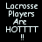 Pixelated text on black background with red highlight bars over different lines of text across four variations.