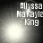 Four- of grayscale buddy icon with text 'Alyssa Nakayle King' over blurred light background, showing animation changes in light position and lower-left circular element