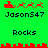 Green background with red pixel art icons and black text labels, showing two states of a red pixelated figure with motion lines and a red horizontal bar pattern.