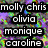 Pixelated image with colorful abstract background displaying multiple text labels and large 'ILY.' text in lower-left corner.