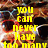 Yellow text reads 'you can never have too many sunglasses' over a pixelated background of dark shapes and warm colors.