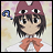 A pixelated anime-style character with a maroon helmet and orange bow tie on the left, next to stylized text reading "Anime IM" and "COM" on a black background.