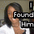 A static image with overlaid text reading 'I He FoundFound HimMe Meant To Be 8-3-08' over two people in a grassy outdoor setting.