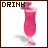 A four- shows a pink cocktail glass with a cherry, each adding text to form the phrase 'DRINK TILL HE'S HOT' in brown pixelated font