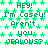 Green star pattern background with repeated text 'Hey! I'm Casey! Aren't you JEALOUS?' in green and dark green pixelated font.