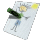 Pixelated cartoon character in green shirt and blue pants lying on white cloud-like shape with yellow circular element above, two showing slight pose shift