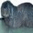 A 48x48 pixel animated contact sheet showing a dog image and text across four quadrants on a blue background with gray transparency.