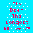 Pixelated text on a blue background with white dots, repeating 'Its Been The Longest Winter <3' in red letters across two