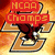Pixelated graphic with fiery orange-yellow background featuring large brown 'R' and 'Z' letters, red text banners, and a dark red eagle silhouette.