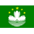Static pixel art icon featuring a white and green stylized object with yellow stars on a solid green background, rendered in low-resolution 8-bit style.