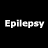 Two side-by-side pixelated images display the word 'Epilepsy' in contrasting color schemes, one with white text on black background and the other with dark text on white background.