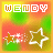 Pixelated 'WENDY' text above star symbols on a gradient background with animated sparkles.