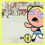 Animated sequence of a cartoon character with blonde pigtails, blue eyes, and pink skin riding a yellow scooter in front of a blurred crowd background.