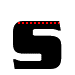 Six black numerals '5' with red dot patterns on a gray background, arranged in two of three