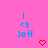 Pixelated blue text and symbols on a pink background with red heart shapes.