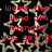 Black background with golden stars and red text reading "We're the kind of friends who get hit parked cars!!!".