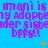 A static image with bright blue background displaying repeated purple text "imani is imani is i..." and orange star-like symbols.
